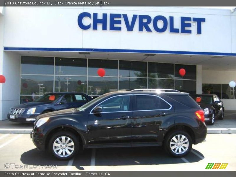 Black Granite Metallic / Jet Black 2010 Chevrolet Equinox LT