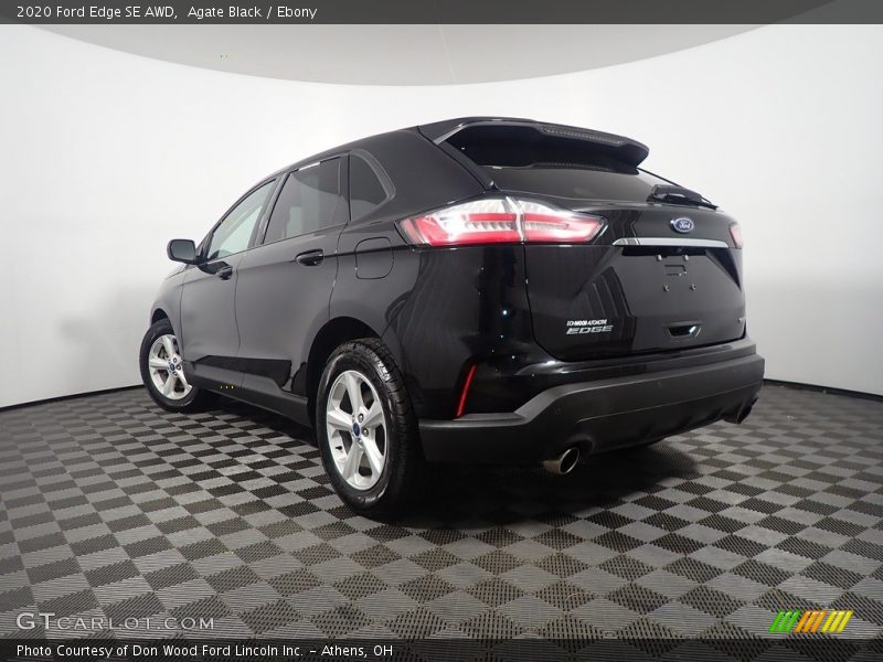 Agate Black / Ebony 2020 Ford Edge SE AWD