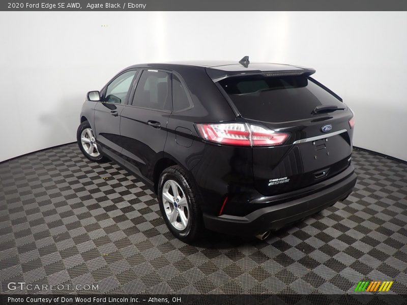 Agate Black / Ebony 2020 Ford Edge SE AWD