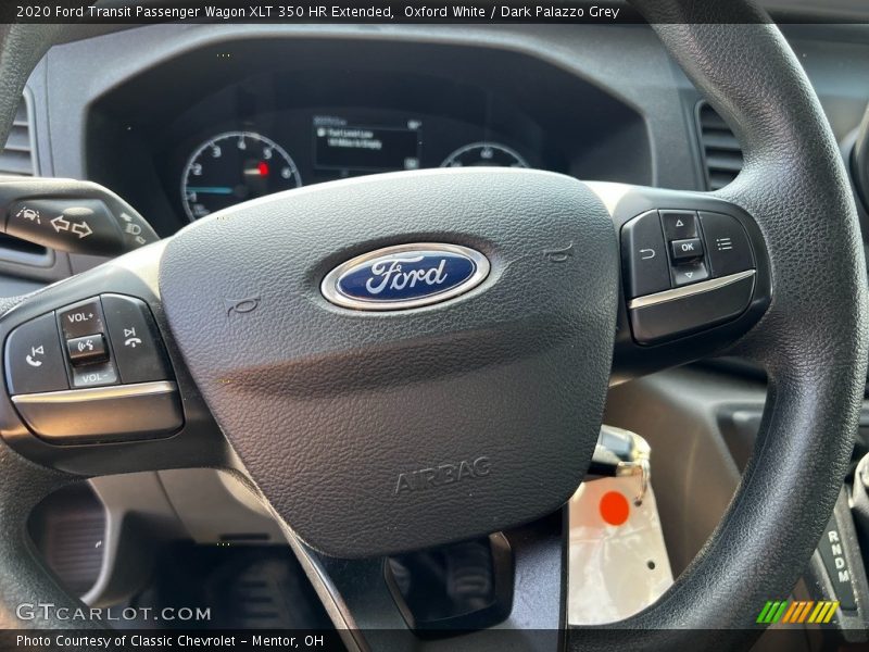 Oxford White / Dark Palazzo Grey 2020 Ford Transit Passenger Wagon XLT 350 HR Extended