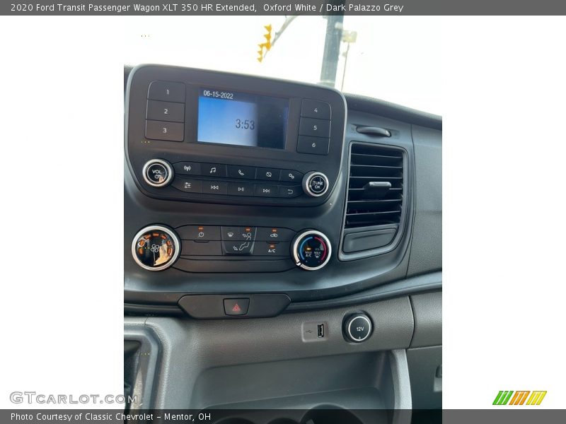 Oxford White / Dark Palazzo Grey 2020 Ford Transit Passenger Wagon XLT 350 HR Extended
