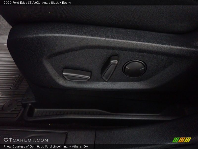 Agate Black / Ebony 2020 Ford Edge SE AWD