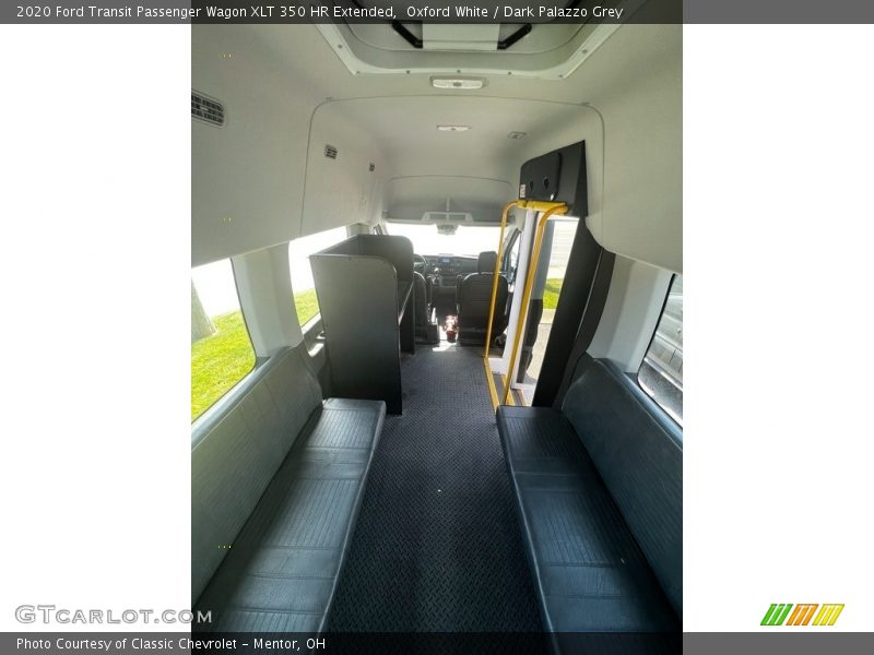 Oxford White / Dark Palazzo Grey 2020 Ford Transit Passenger Wagon XLT 350 HR Extended