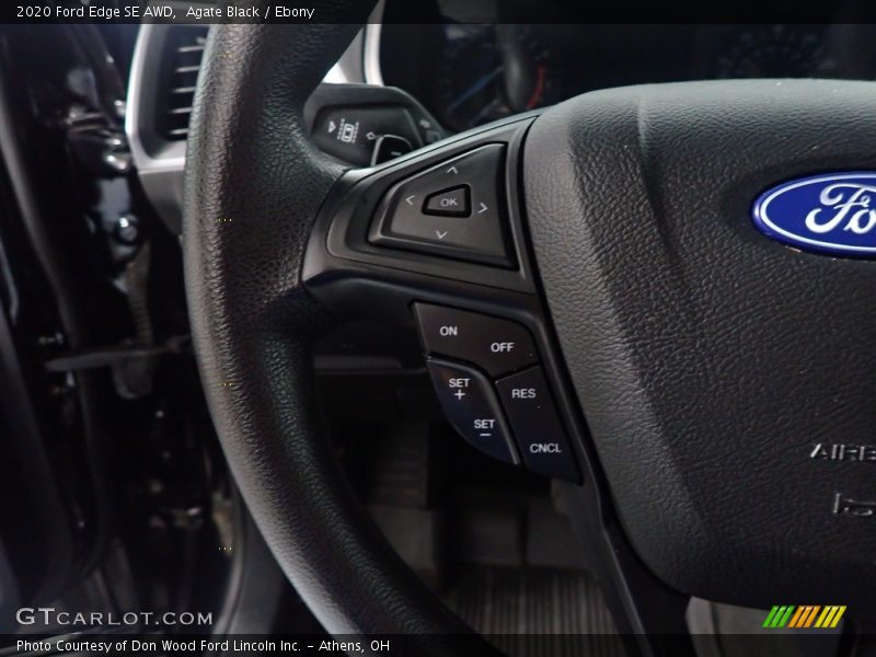 Agate Black / Ebony 2020 Ford Edge SE AWD