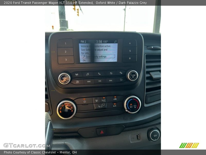 Oxford White / Dark Palazzo Grey 2020 Ford Transit Passenger Wagon XLT 350 HR Extended