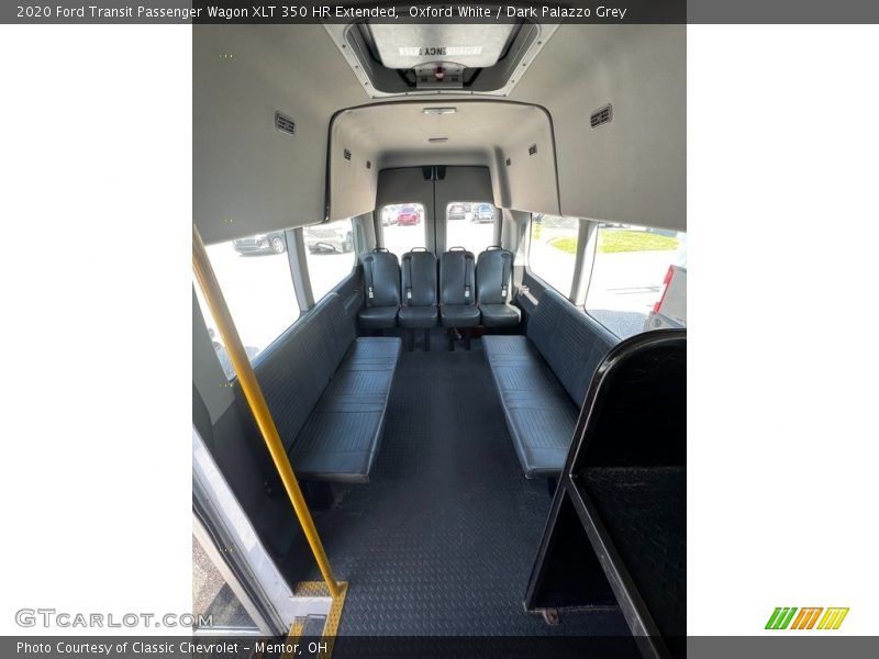 Oxford White / Dark Palazzo Grey 2020 Ford Transit Passenger Wagon XLT 350 HR Extended