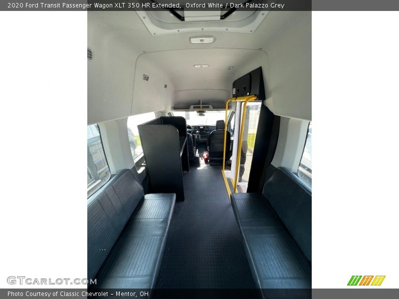 Oxford White / Dark Palazzo Grey 2020 Ford Transit Passenger Wagon XLT 350 HR Extended