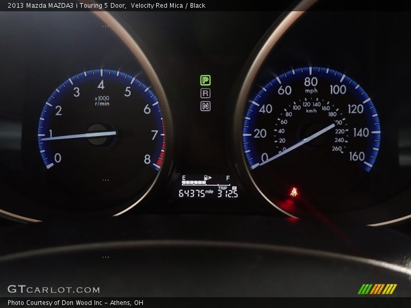 Velocity Red Mica / Black 2013 Mazda MAZDA3 i Touring 5 Door