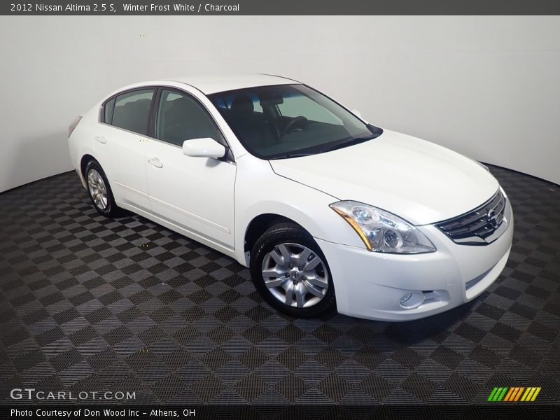 Winter Frost White / Charcoal 2012 Nissan Altima 2.5 S