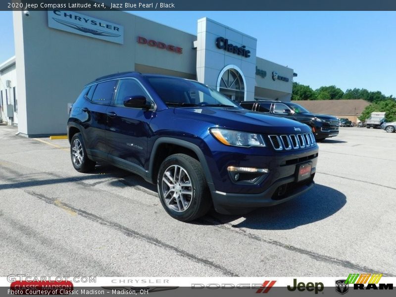 Jazz Blue Pearl / Black 2020 Jeep Compass Latitude 4x4