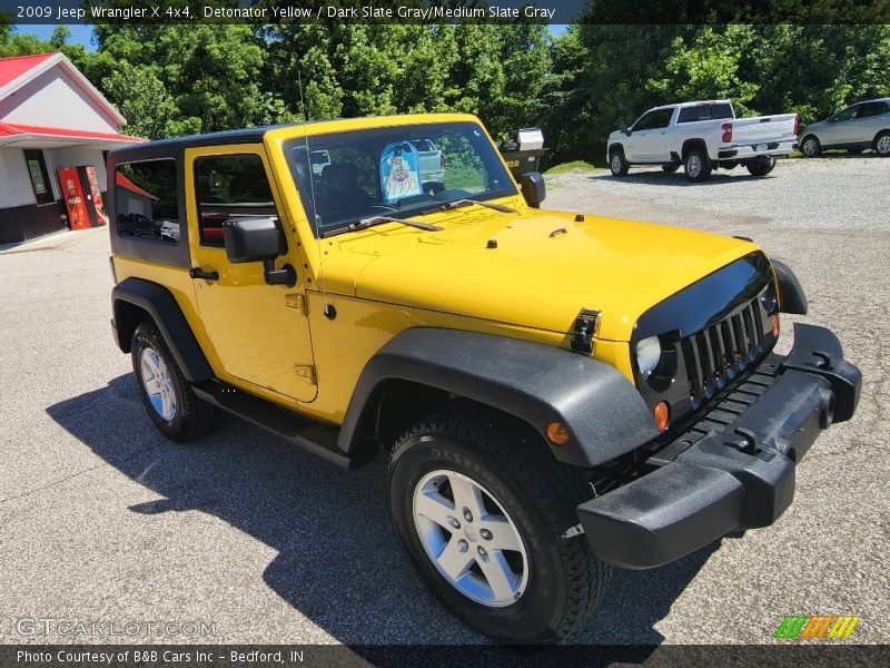 Detonator Yellow / Dark Slate Gray/Medium Slate Gray 2009 Jeep Wrangler X 4x4