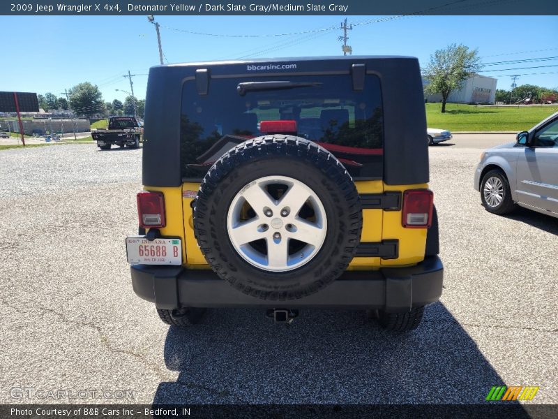 Detonator Yellow / Dark Slate Gray/Medium Slate Gray 2009 Jeep Wrangler X 4x4