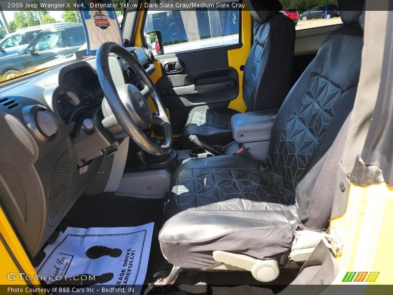 Detonator Yellow / Dark Slate Gray/Medium Slate Gray 2009 Jeep Wrangler X 4x4