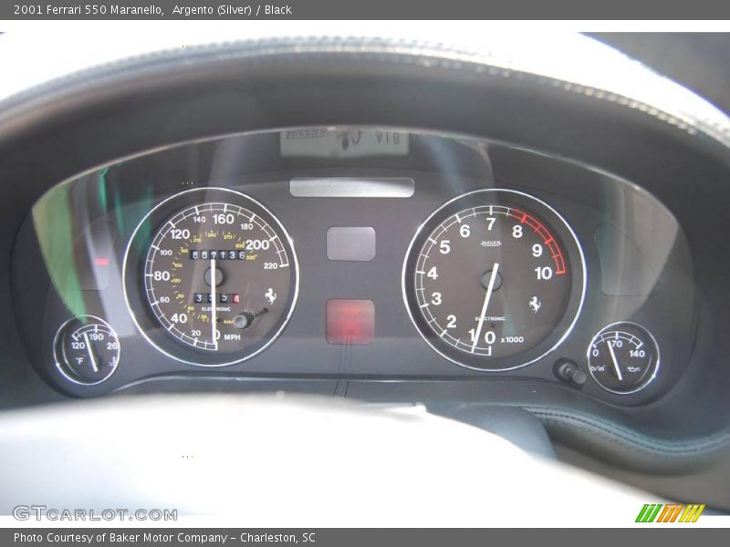 Argento (Silver) / Black 2001 Ferrari 550 Maranello