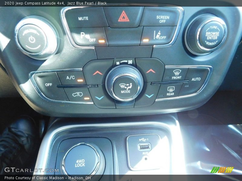 Jazz Blue Pearl / Black 2020 Jeep Compass Latitude 4x4