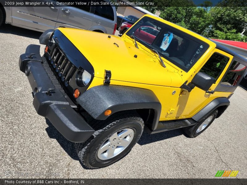 Detonator Yellow / Dark Slate Gray/Medium Slate Gray 2009 Jeep Wrangler X 4x4