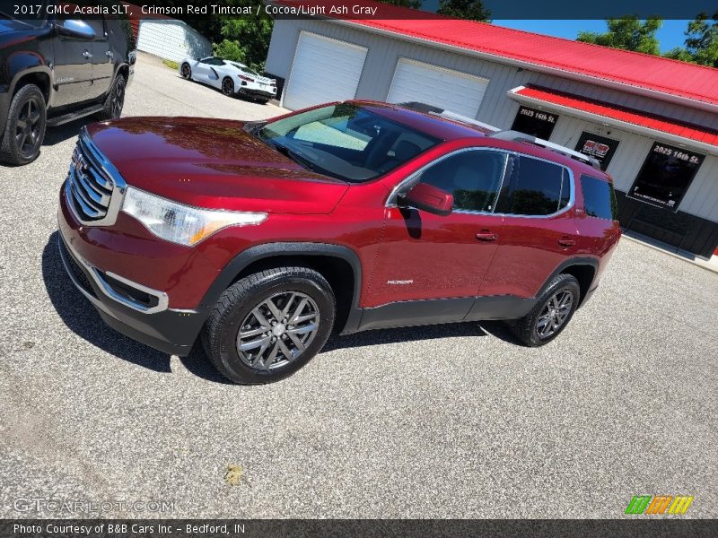 Crimson Red Tintcoat / Cocoa/Light Ash Gray 2017 GMC Acadia SLT