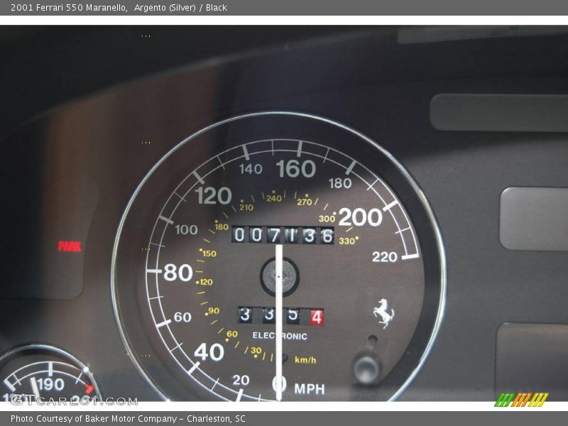 Argento (Silver) / Black 2001 Ferrari 550 Maranello