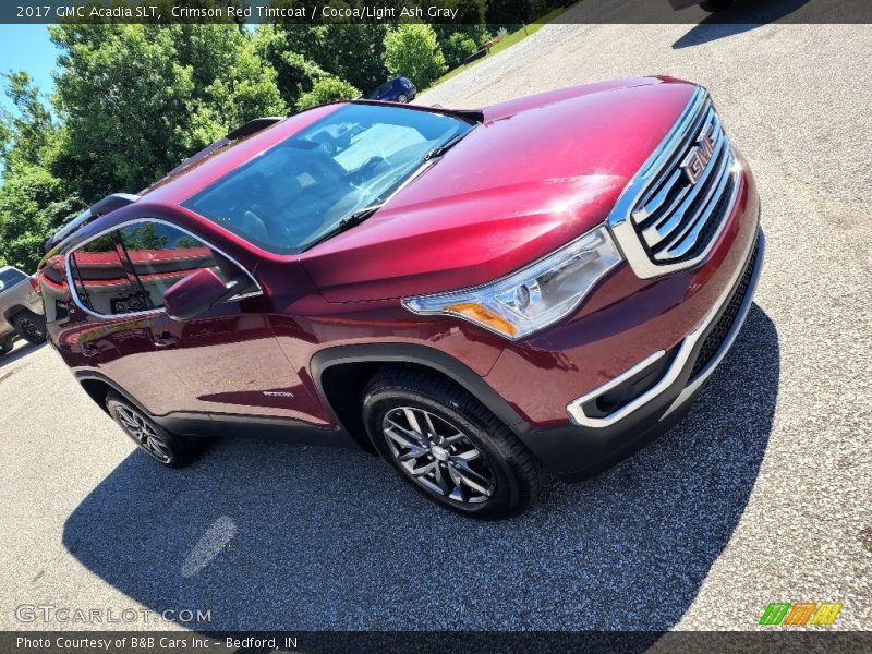 Crimson Red Tintcoat / Cocoa/Light Ash Gray 2017 GMC Acadia SLT