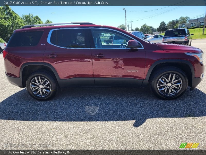 Crimson Red Tintcoat / Cocoa/Light Ash Gray 2017 GMC Acadia SLT