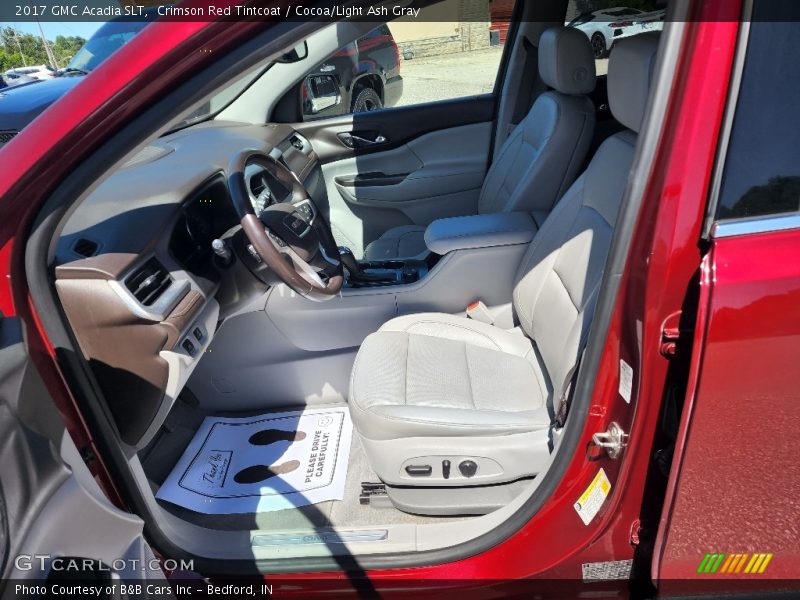 Crimson Red Tintcoat / Cocoa/Light Ash Gray 2017 GMC Acadia SLT