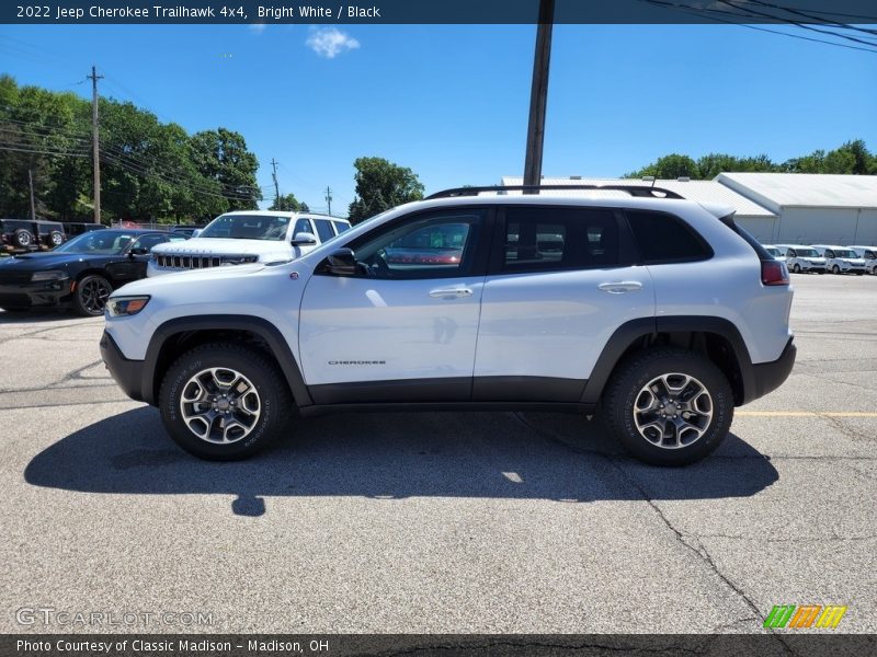Bright White / Black 2022 Jeep Cherokee Trailhawk 4x4