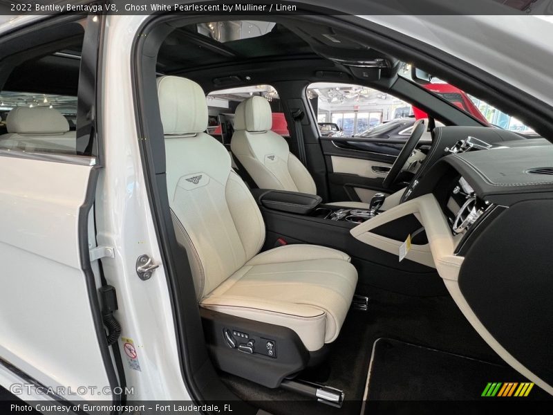 Front Seat of 2022 Bentayga V8