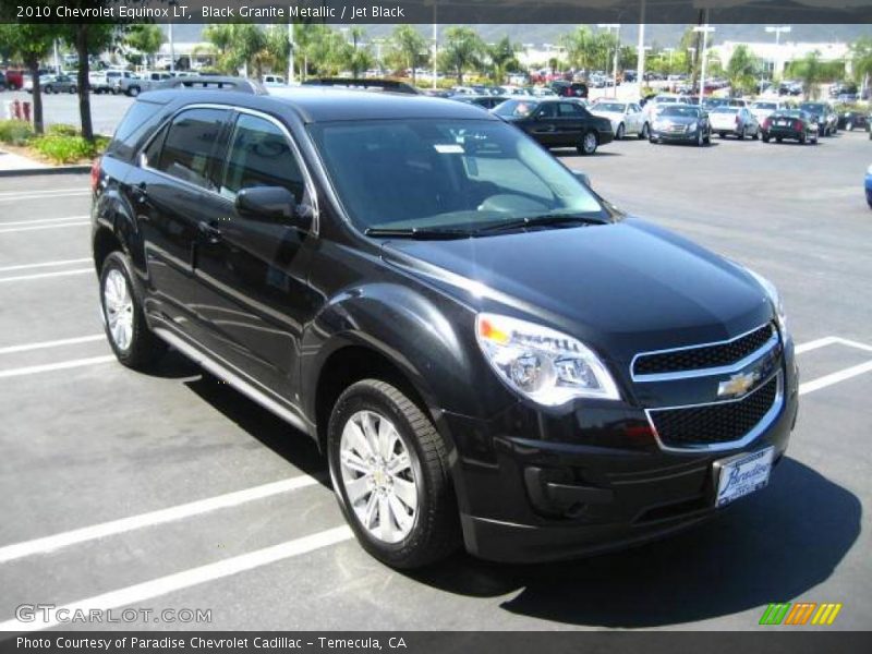 Black Granite Metallic / Jet Black 2010 Chevrolet Equinox LT
