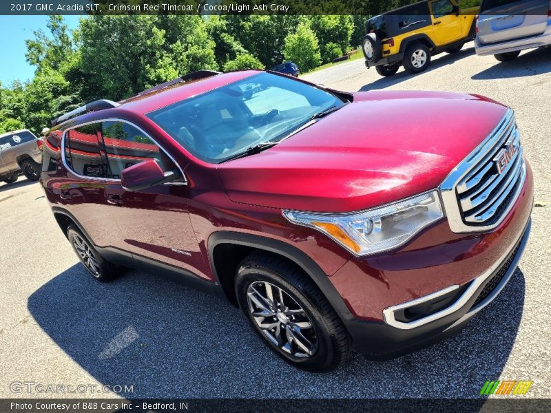 Crimson Red Tintcoat / Cocoa/Light Ash Gray 2017 GMC Acadia SLT