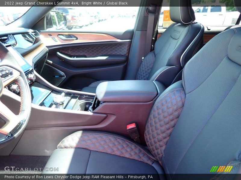 Bright White / Global Black 2022 Jeep Grand Cherokee L Summit 4x4