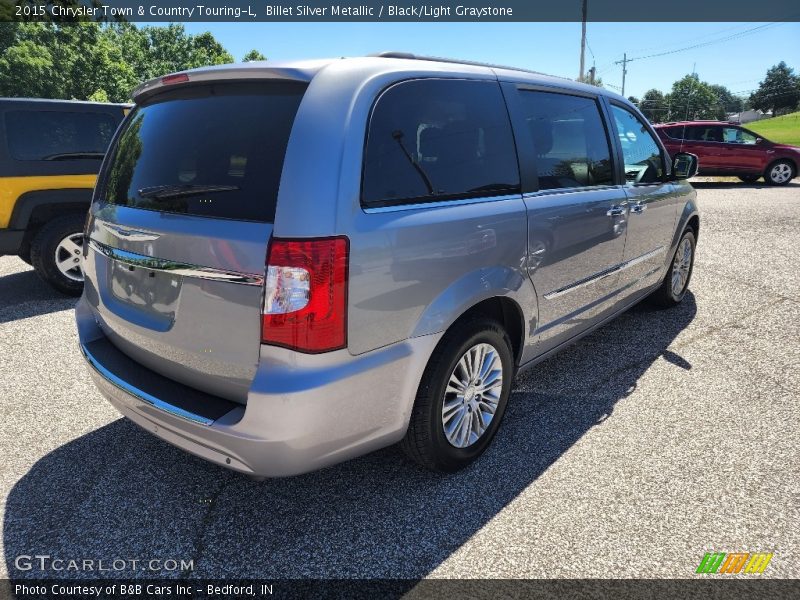 Billet Silver Metallic / Black/Light Graystone 2015 Chrysler Town & Country Touring-L