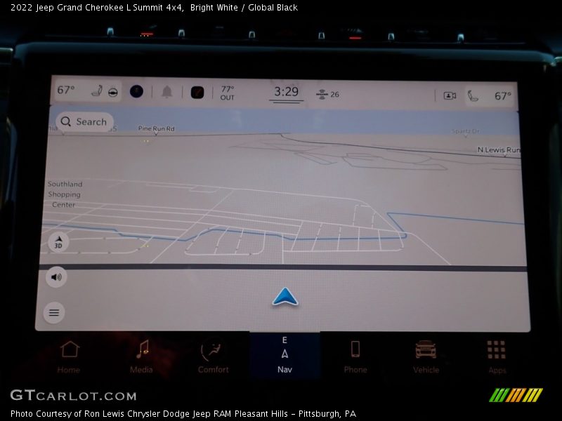 Bright White / Global Black 2022 Jeep Grand Cherokee L Summit 4x4