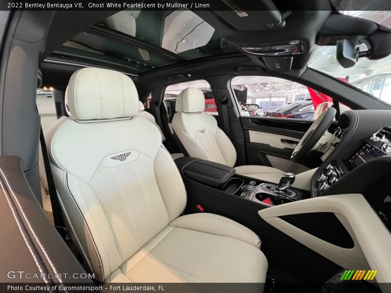 Front Seat of 2022 Bentayga V8