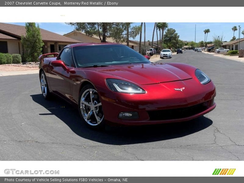 Monterey Red Metallic / Ebony 2007 Chevrolet Corvette Coupe