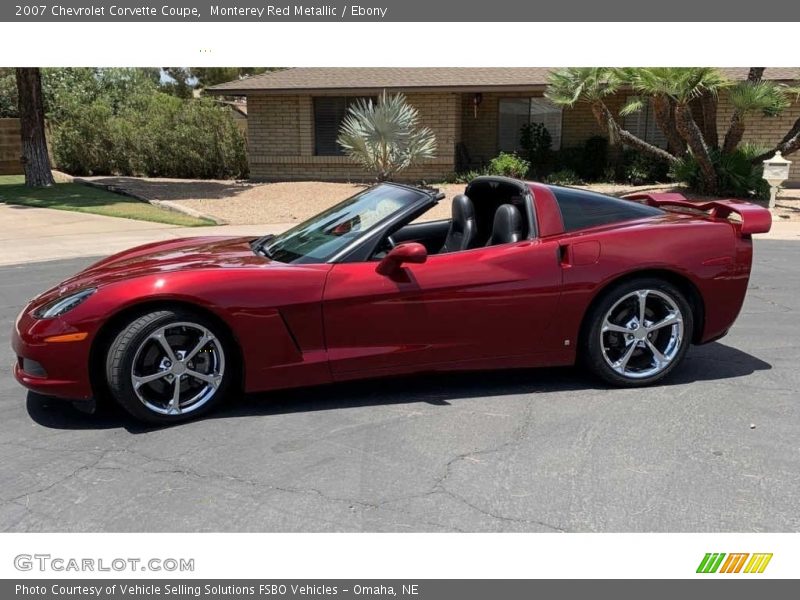  2007 Corvette Coupe Monterey Red Metallic
