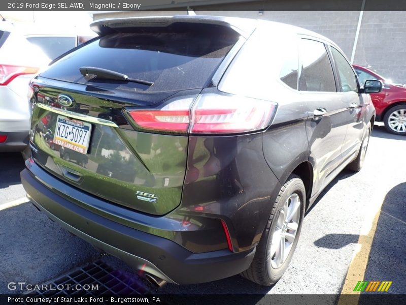 Magnetic / Ebony 2019 Ford Edge SEL AWD