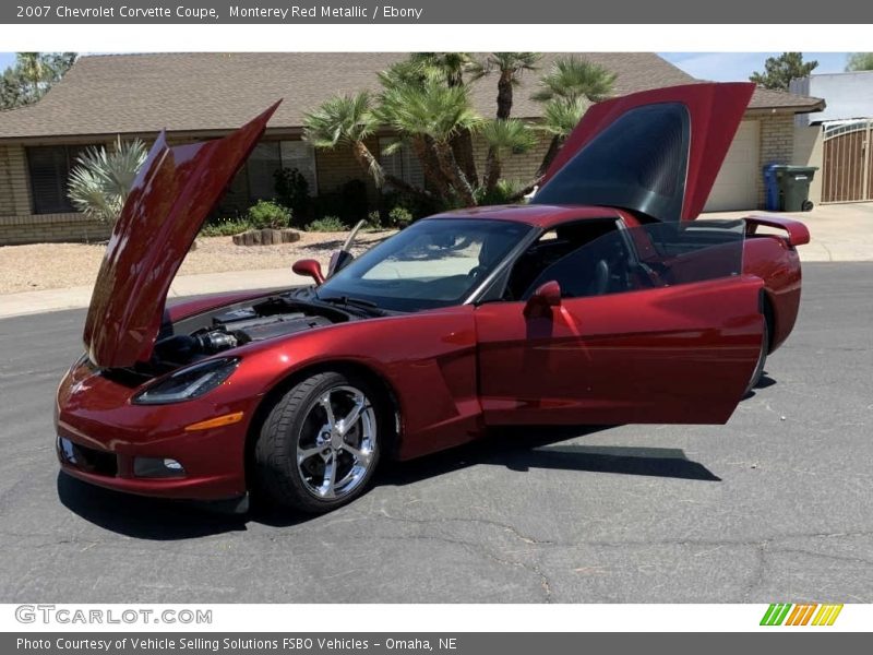 Monterey Red Metallic / Ebony 2007 Chevrolet Corvette Coupe