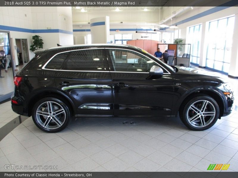 Mythos Black Metallic / Magma Red 2018 Audi SQ5 3.0 TFSI Premium Plus
