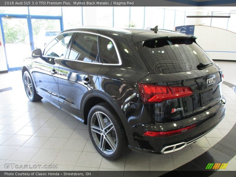 Mythos Black Metallic / Magma Red 2018 Audi SQ5 3.0 TFSI Premium Plus