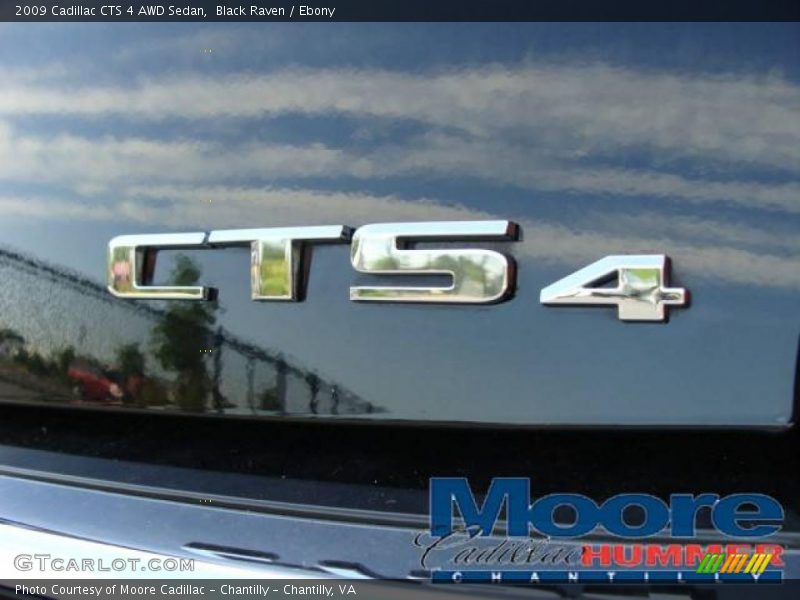 Black Raven / Ebony 2009 Cadillac CTS 4 AWD Sedan