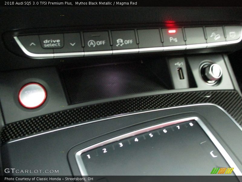Mythos Black Metallic / Magma Red 2018 Audi SQ5 3.0 TFSI Premium Plus