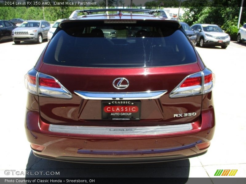 Claret Mica / Parchment 2014 Lexus RX 350 AWD