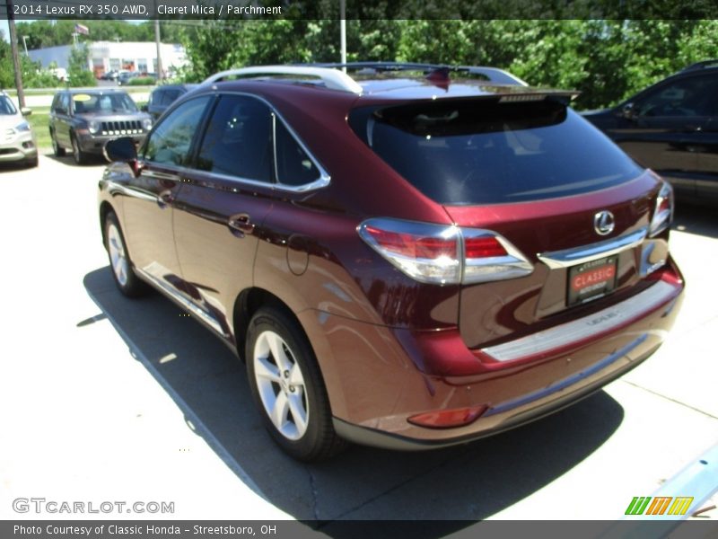 Claret Mica / Parchment 2014 Lexus RX 350 AWD