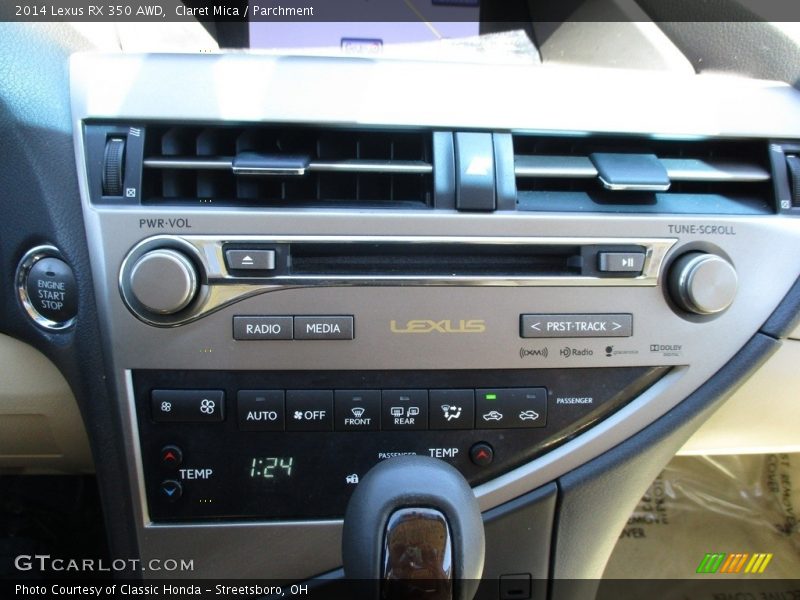 Claret Mica / Parchment 2014 Lexus RX 350 AWD