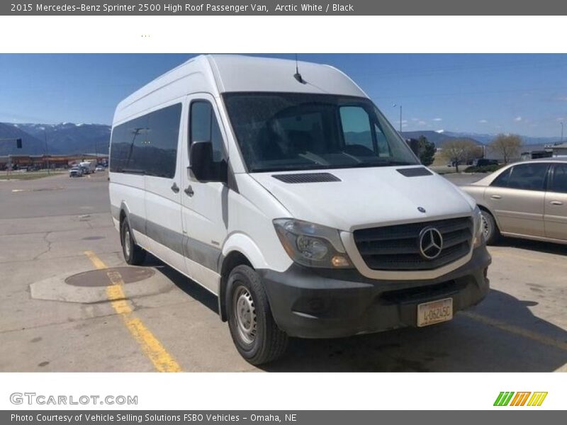 Front 3/4 View of 2015 Sprinter 2500 High Roof Passenger Van