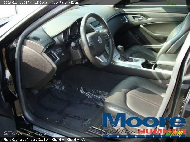 Black Raven / Ebony 2009 Cadillac CTS 4 AWD Sedan