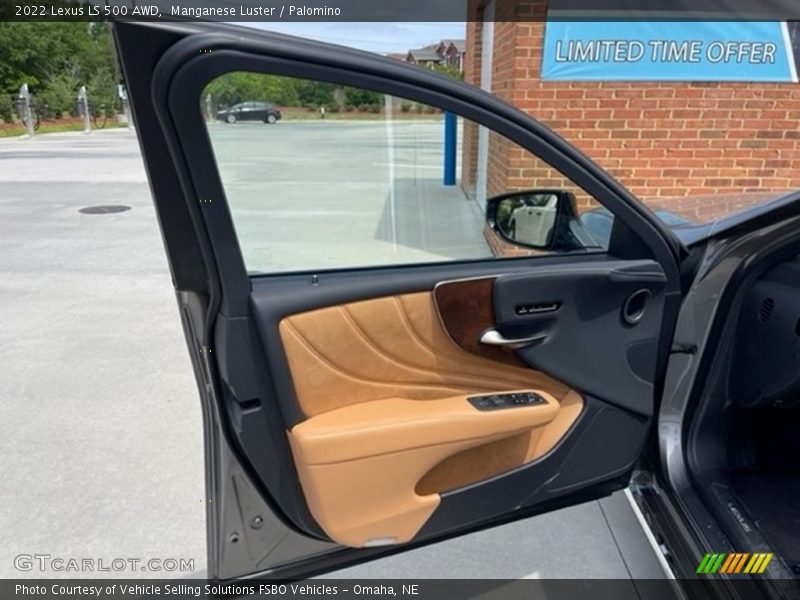 Manganese Luster / Palomino 2022 Lexus LS 500 AWD