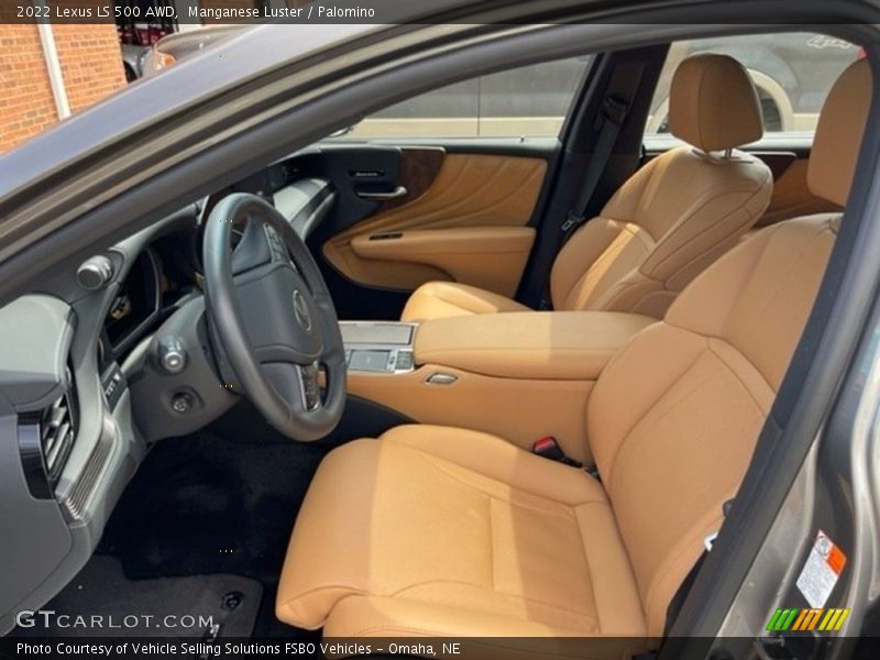 Front Seat of 2022 LS 500 AWD