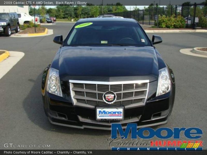 Black Raven / Ebony 2009 Cadillac CTS 4 AWD Sedan