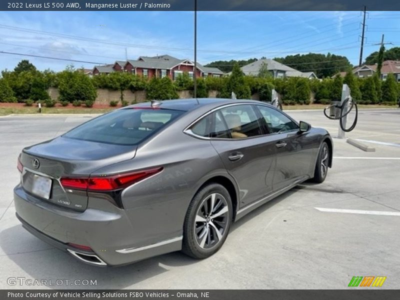 Manganese Luster / Palomino 2022 Lexus LS 500 AWD